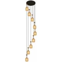 Каскадная люстра Reluce 02003-0.9-09 AMBER