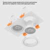 Встраиваемый светильник Crystal Lux CLT 002C2 WH V2