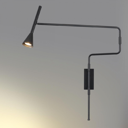 Спот Odeon Light Izzy 7031/1W с 1 плафоном черный/черный цвет
