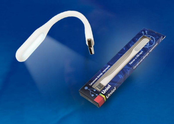 Переносной светодиодный фонарь (UL-00000252) Uniel Usb-зарядка 170х15 260 лм TLD-541 Orange