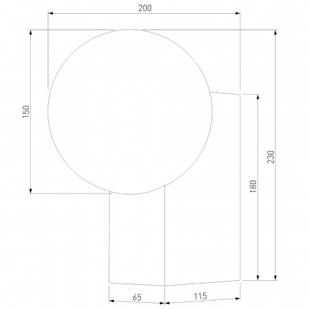 Уличный настенный светильни Elektrostandard Gravity 35166/U черный 4690389195099 a062885