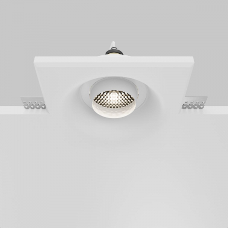 Встраиваемый светильник Maytoni Gyps Modern DL006-GU10-RD-W