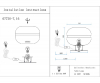 Настольная лампа Kink Light Лаваль 07720-T,02(16)