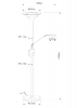Торшер Arte Lamp Duetto A4329PN-2PB