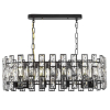 Подвесная люстра Lumina Deco Florina LDP 7041-700-PR BK