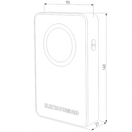 Дверной звонок Elektrostandard DBQ27 4690389175619