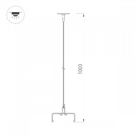 Подвес Arlight ALT-TUBULAR-HANG-L1000 043656